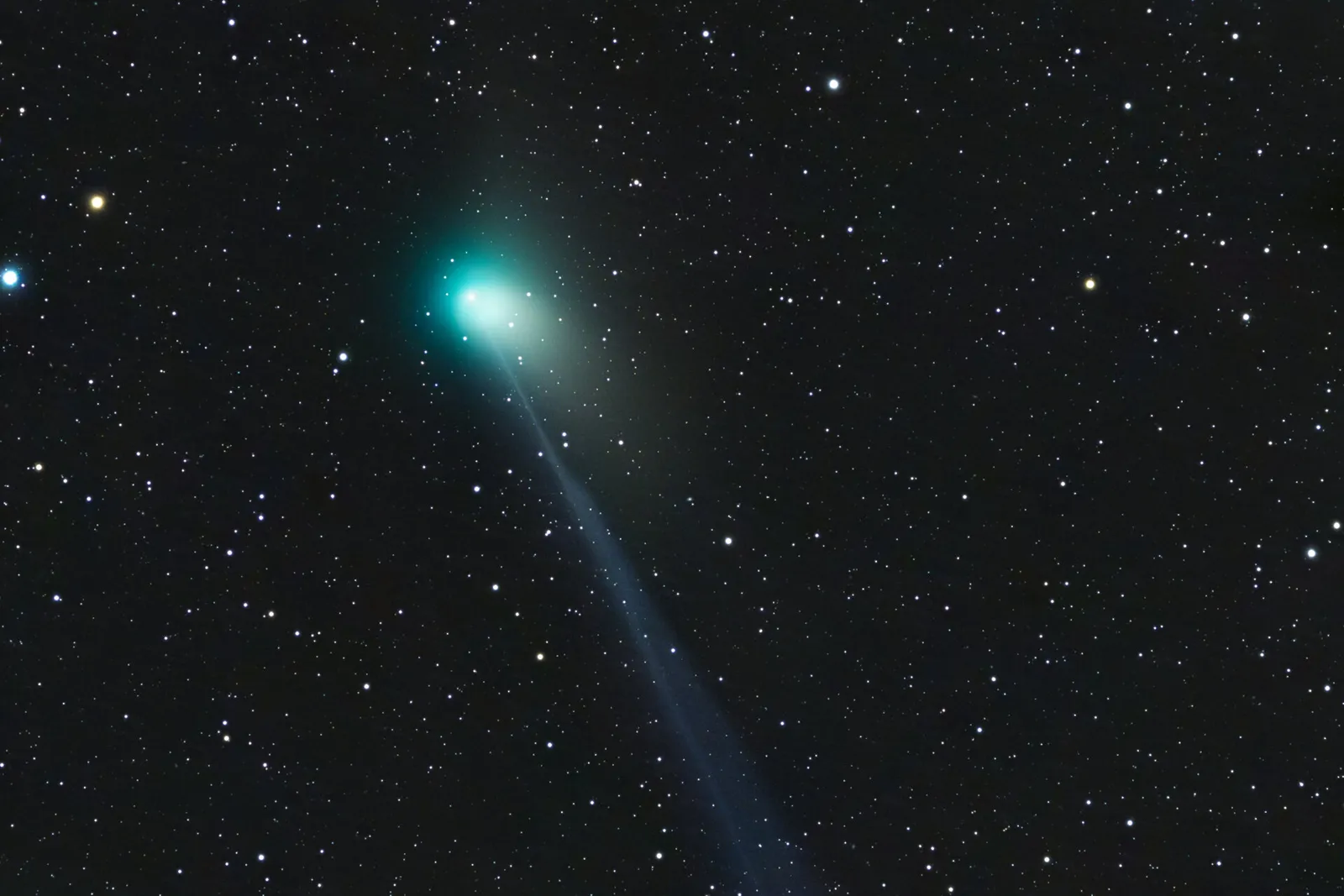 Comet ZTF Under Two Telescopes
