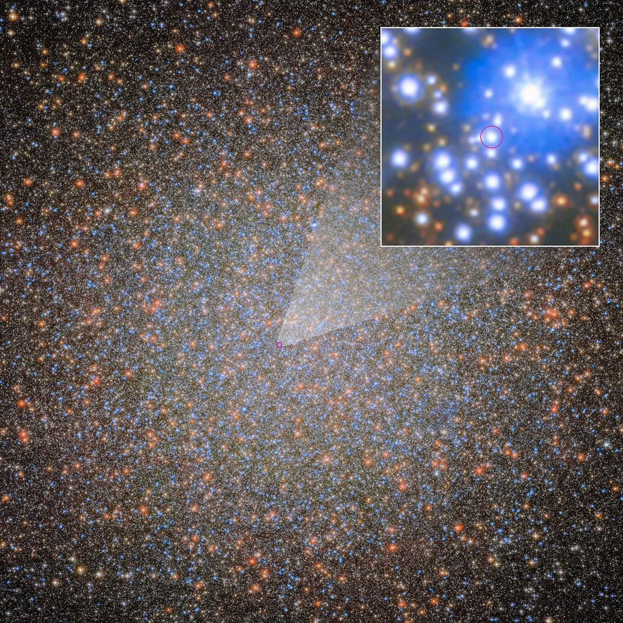 Hubble знайшов першу з тисяч чорних дір Омеги Центавра
