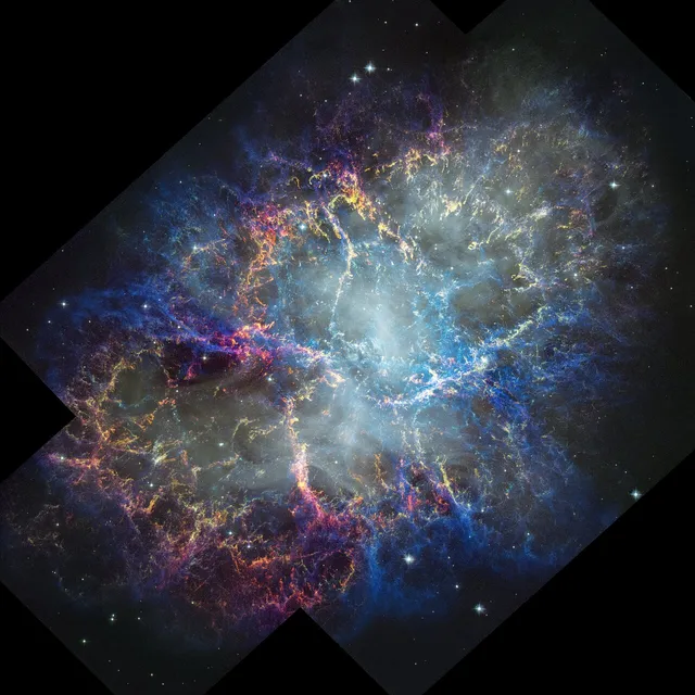 Крабоподібна туманність: Hubble порівнює 25 років еволюції