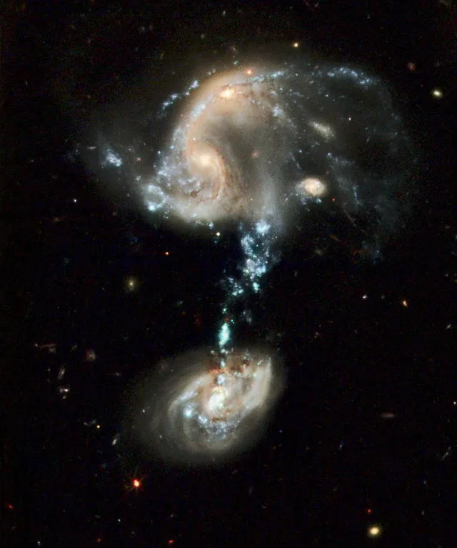 Merger's tidal tail leaks 99% of ionizing light